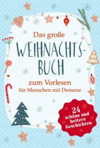 Dieses Buch begleitet durch die schöne Vorweihnachtszeit – mit Geschichten, die von zauberhaften oder lustigen Begebenheiten sowie von Adventsbräuchen und -ritualen erzählen und so eine große Portion Weihnachtsstimmung verbreiten. Regelmäßig lesbar als Adventskalender: 24 Geschichten für ältere Menschen oder Menschen mit Demenz: Leichte, kurze Texte in großer Schrift mit Impulsfragen, Gesprächsanlässen, Gedichten, Liedern und Ideen für die Adventszeit. Und mit jedem neuen Kapitel rückt Weihnachten näher! Kaufmann Verlag, 2022. 16,95 EUR Das große Weihnachtsbuch zum Vorlesen für Menschen mit Demenz